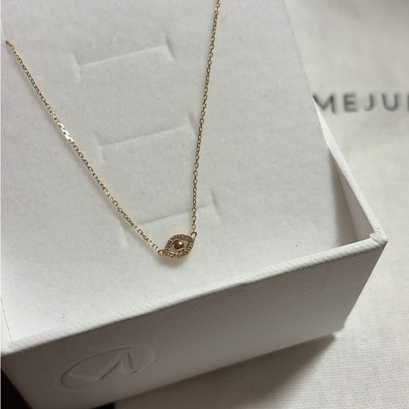 Mejuri Jewelry - Mejuri Gold Eye Natural Diamond Necklace